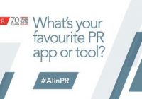 Logo "What's your favourite PR app or tool?"